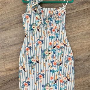 Tropical cocktail dress